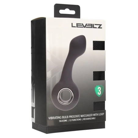 Plug prostatique vibrant LOOPEEZ 9 x 3.4 cm de Levelz