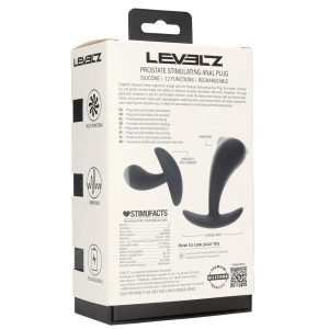 Plug prostatique POINT VIBE S de Levelz 9 x 3.2 cm