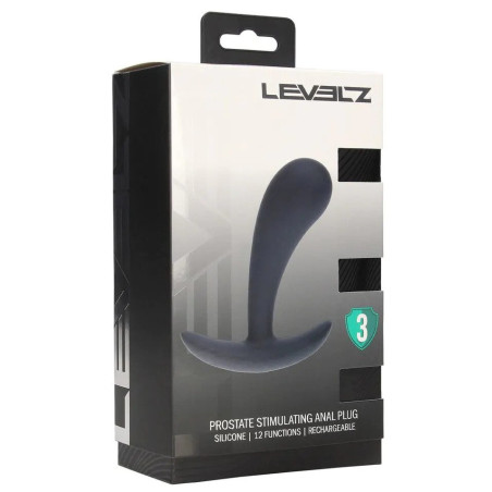 Plug prostatique Vibrant POINT VIBE M de Levelz 10 x 3.5 cm