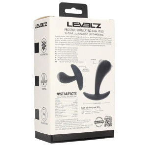 Plug prostatique Vibrant POINT VIBE M de Levelz 10 x 3.5 cm