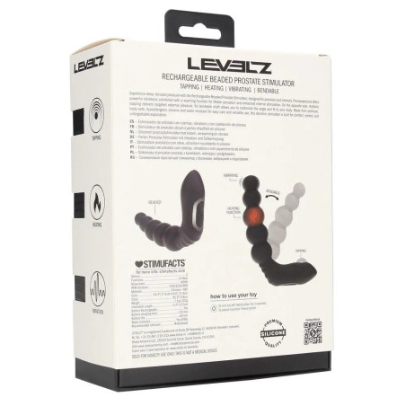 Stimulateur prostatique TAPE VIBE de Levelz - Chauffant