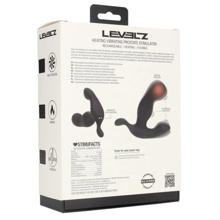 Stimulateur prostatique WARMEEZ de Levelz - 10 x 3.6 cm