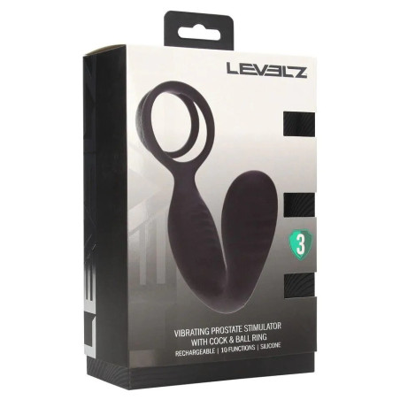 Plug prostatique + Ballstretcher DOBLEEZ de Levelz