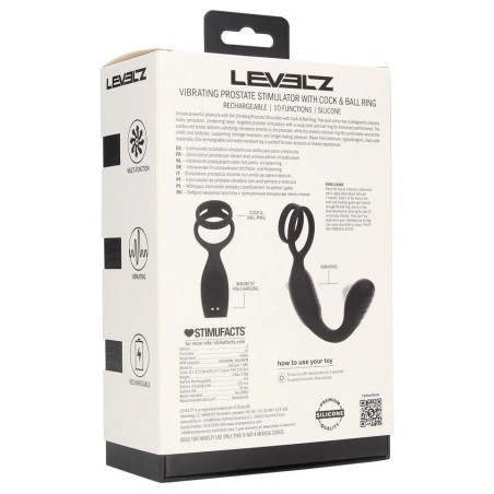 Plug prostatique + Ballstretcher DOBLEEZ de Levelz