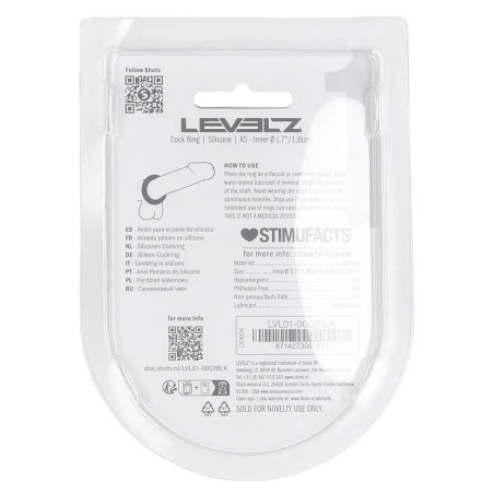 Cockring en silicone COCK LEVELZ XS Diamètre de 18 mm