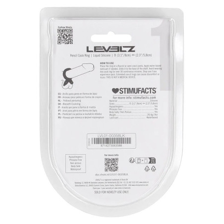 Cockring Silicone PEN STYLE de Levelz Diamètre 22 mm