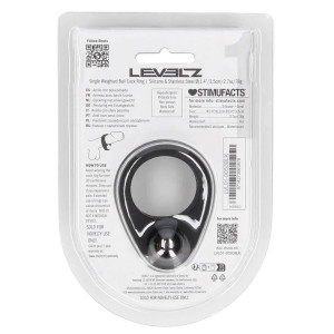 Cockring lesté en silicone SINGLE WEIGHT 78 grammes