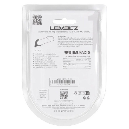 Ballstretcher Silicone DOUBLOPEN 25 mm de Levelz