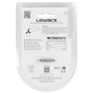 Ballstretcher Silicone DOUBLE ERGO Noir de Levelz