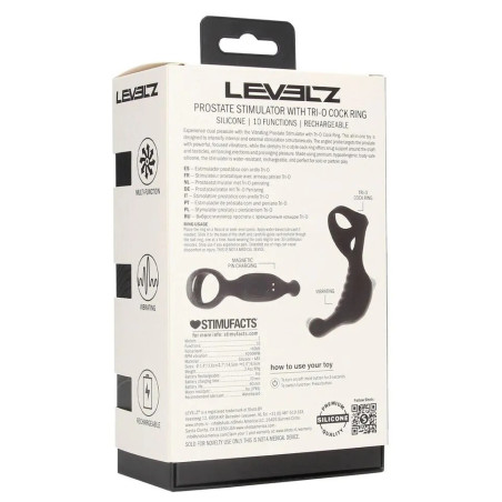 Ballstretcher avec Stimulation Périnée TRICOCKEEZ Levelz
