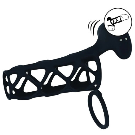 Gaine de pénis Vibrante CAGE VIBE de Levelz 10 Vibrations