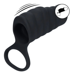 Gaine de pénis  Vibrante SLEERIB de Levelz 10 x 5 cm
