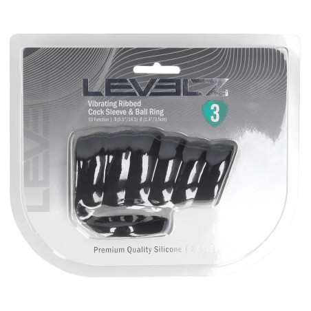 Gaine de pénis  Vibrante SLEERIB de Levelz 10 x 5 cm