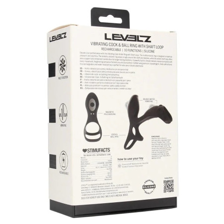 Manchon de pénis COCK LOOP - 10 Vibrations par Levelz