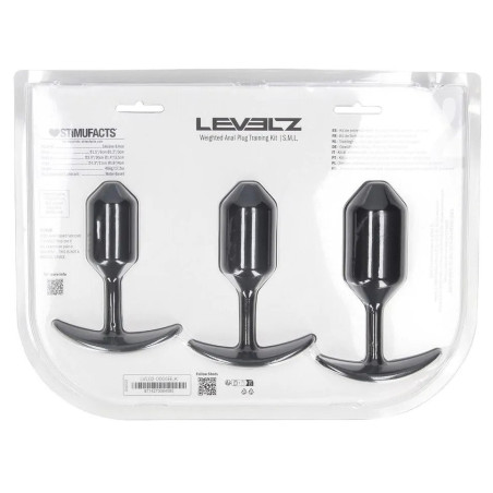 Lot de 3 Plugs lestés WEIGHTY de Levelz