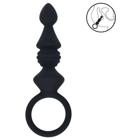 Chapelet anal RIBBED PROBE de Levelz 10.5 x 3.4 cm