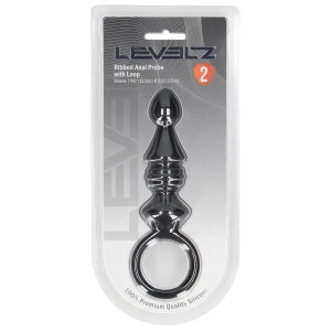 Chapelet anal RIBBED PROBE de Levelz 10.5 x 3.4 cm