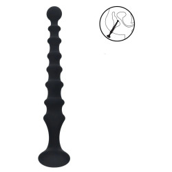 Chapelet anal LONG RIBBED 23 x 3.1 cm de Levelz