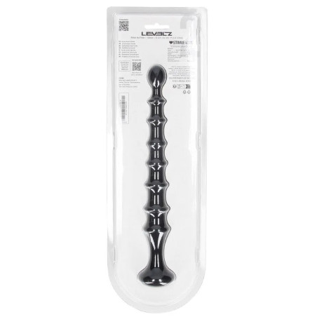 Chapelet anal LONG RIBBED 23 x 3.1 cm de Levelz