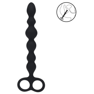 Chapelet anal BEADED DOUBLE LOOP de Levelz 20 x 3.2 cm