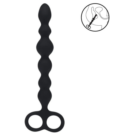 Chapelet anal BEADED DOUBLE LOOP de Levelz 20 x 3.2 cm