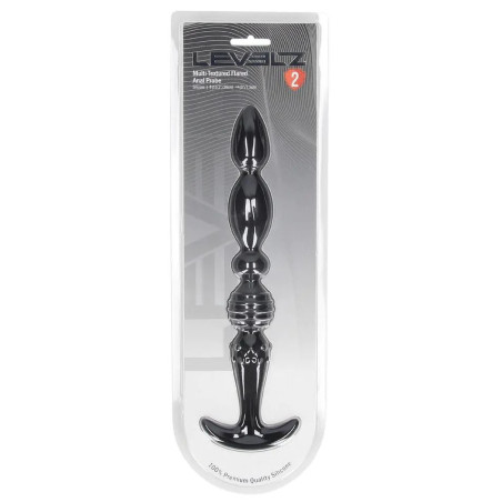 Chapelet anal texturé MULTI TEXTURED 24 cm de Levelz
