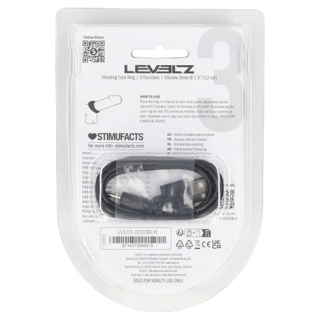Cockring vibrant REEGZY 29 mm de Levelz - 9 Vibrations