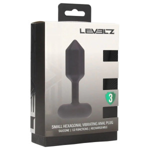 Plug vibrant HEXAGONASS S de Levelz 9.5 x 3.2 cm