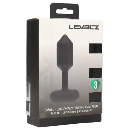 Plug vibrant HEXAGONASS S de Levelz 9.5 x 3.2 cm