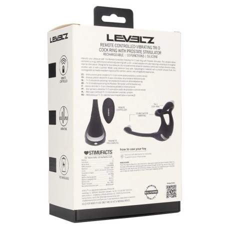 Ballstretcher Plug TRIZ VIBE de Levelz 10 Vibrations