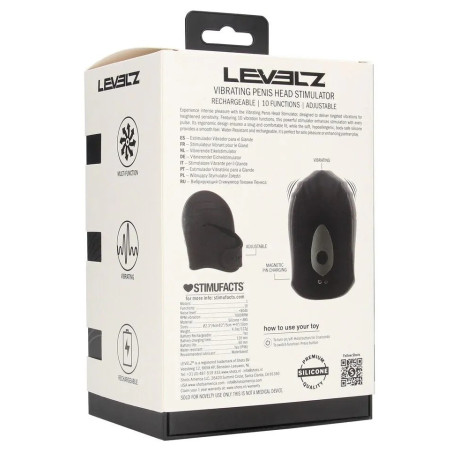 Masturbateur vibrant HEADEEZ de Levelz 10 Vibrations