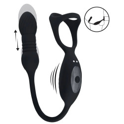 Ballstretcher Plug TRI O RING de Levelz - Mode Poussée