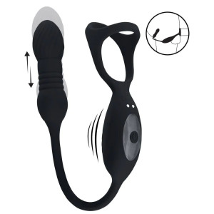Ballstretcher Plug TRI O RING de Levelz - Mode Poussée