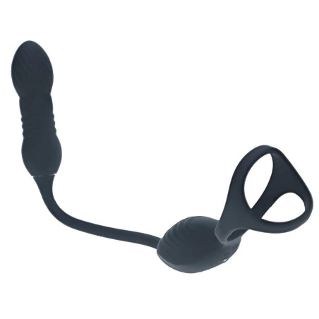 Ballstretcher Plug TRI O RING de Levelz - Mode Poussée