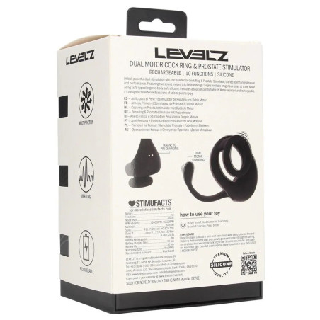 Plug et Cockring POINTEEZ 10 Vibrations de Levelz
