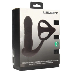 Plug prostatique + Ballstretcher THRUSTEEZ de Levelz 2