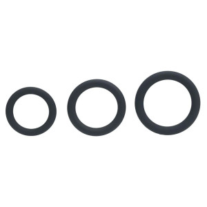 Lot de 3 Cockrings Silicone CLASSIC LEVELZ 23-30 mm