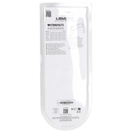 Lot de 6 Cockrings silicone CLASSIC LEVELZ 23-39 mm