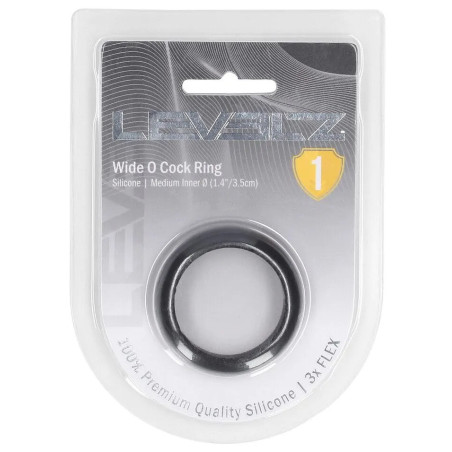 Cockring en silicone WIDE-O M de 35 mm par Levelz
