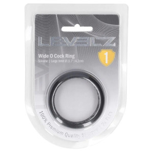 Cockring silicone WIDE-O L de Levelz - Diamètre 42 mm