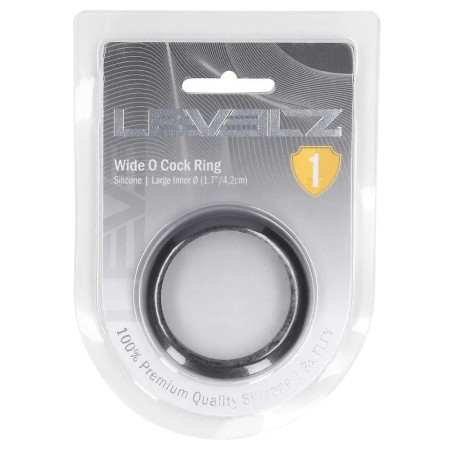 Cockring silicone WIDE-O L de Levelz - Diamètre 42 mm