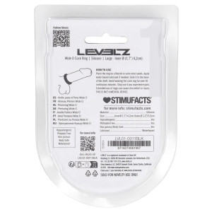 Cockring silicone WIDE-O L de Levelz - Diamètre 42 mm
