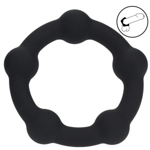 Cockring avec boules BEADCOCK M 42 mm par Levelz