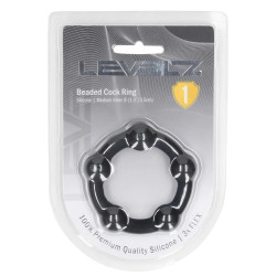 Cockring avec boules BEADCOCK M 42 mm par Levelz 2