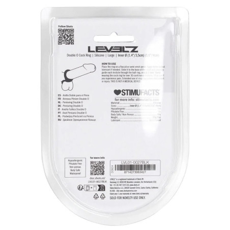 Ballstretcher Silicone DOUBLE O L 35-40 mm de Levelz