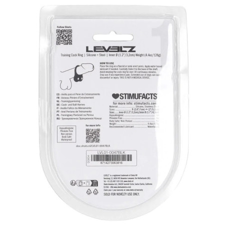 Cockring lesté TRAINING RING M de Levelz 74gr