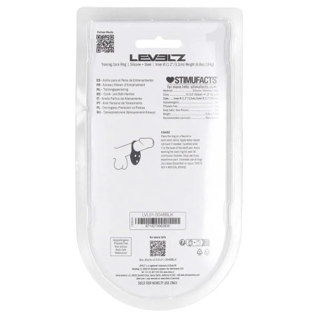 Cockring lesté TRAINING RING L 110 gr par Levelz