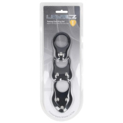 Lot de 3 Cockrings lestés TRAINING RING de Levelz 2