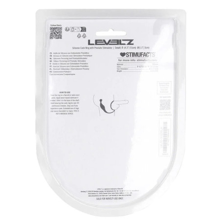 Cockring avec Stimulateur prostatique RINGPY S de Levelz