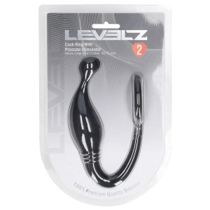Cockring et Stimulateur prostatique RINGPY L 12 x 3.3 cm de Levelz